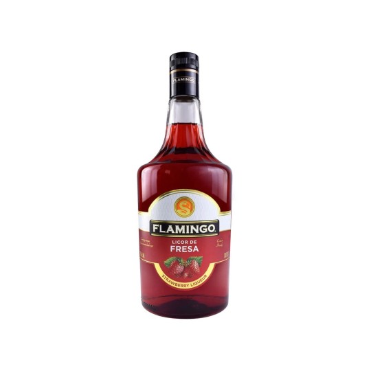 Licor Flamingo De Fresa 1L