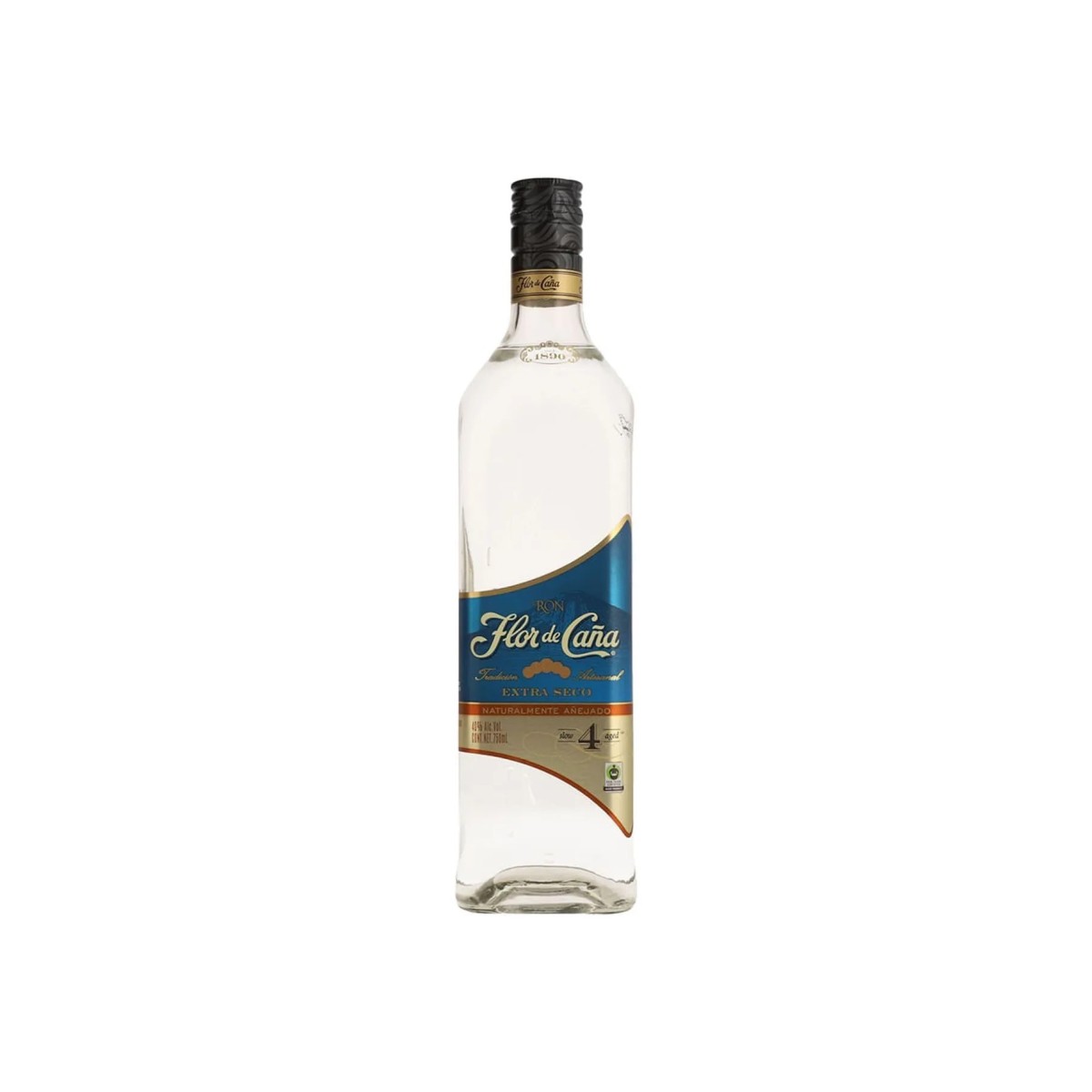 Ron Flor De Caña Blanco 4 Años 750ml